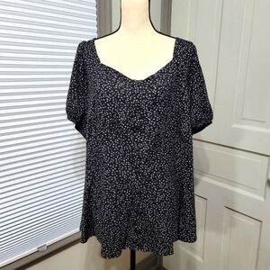 Lane Bryant Peplum Jersey Knit Top